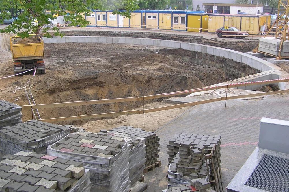 Obudowa wykopu – Sala Koncertowa Akademii Muzycznej im. Ignacego Paderewskiego, zdjęcie 9 z 11